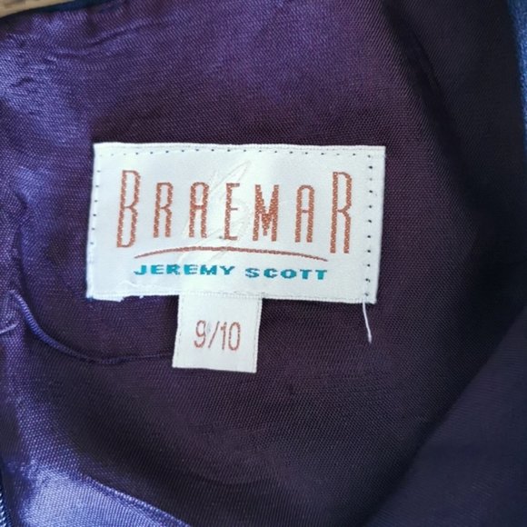 Vintage 80's Braemar Jeremy Scott Dress Power Suit 10 - Picture 6 of 7